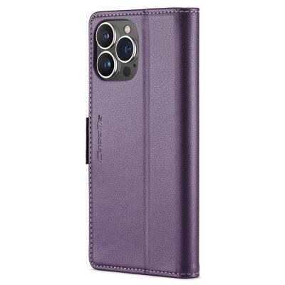 Köp CaseMe Slim Plånboksfodral RFID-skydd iPhone 15 Pro Lila online
