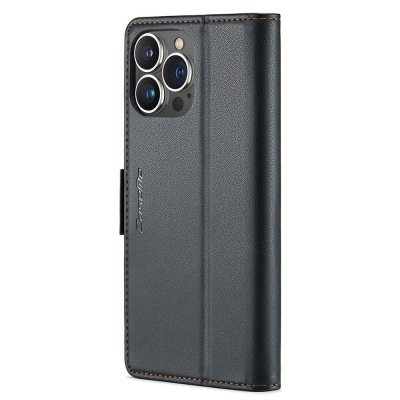 Köp CaseMe Slim Plånboksfodral RFID-skydd iPhone 15 Pro Svart Online