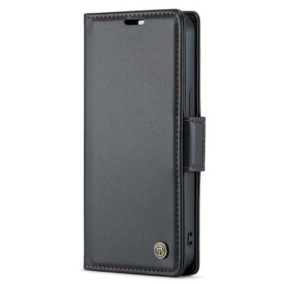 Köp CaseMe Slim Plånboksfodral RFID-skydd iPhone 15 Svart Online