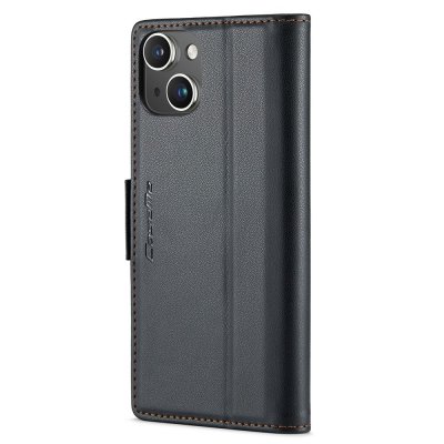 Köp CaseMe Slim Plånboksfodral RFID-skydd iPhone 15 Svart Online