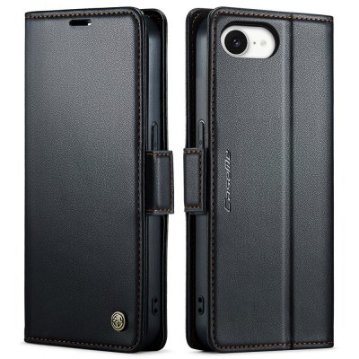 Plånboksfodral RFID-skydd iPhone 17e Svart