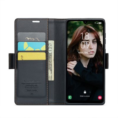 Plånboksfodral RFID-skydd Samsung Galaxy A16 Svart