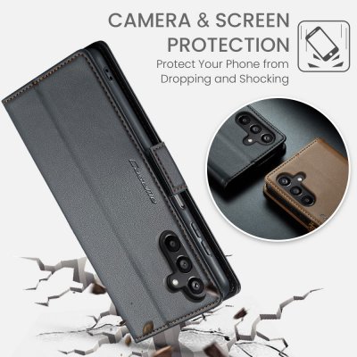 Plånboksfodral RFID-skydd Samsung Galaxy A16 Svart
