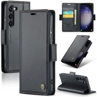 Köp CaseMe Slim Plånboksfodral RFID-skydd Samsung Galaxy S24 Svart Online