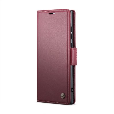 Plånboksfodral RFID-skydd Samsung Galaxy S25 Ultra Röd