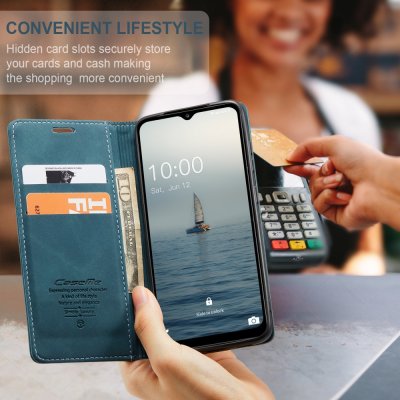 Köp CaseMe Slim Plånboksfodral Samsung Galaxy A34 Blå Online