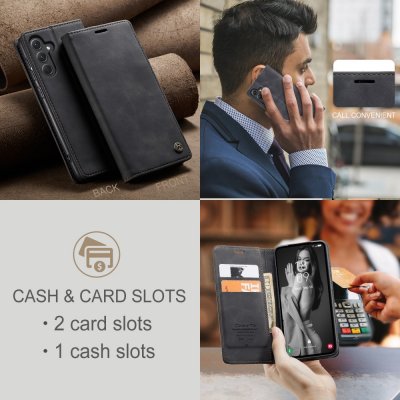 Plånboksfodral Samsung Galaxy A56 svart