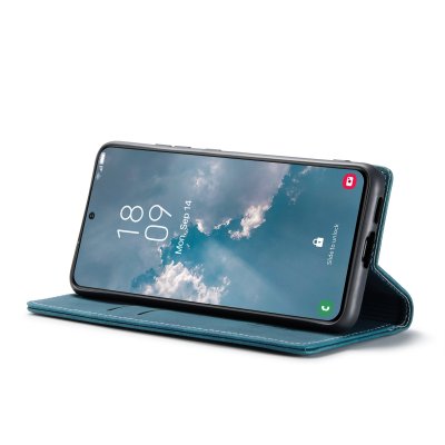 Köp CaseMe Slim Plånboksfodral Samsung Galaxy S23 Blå Online