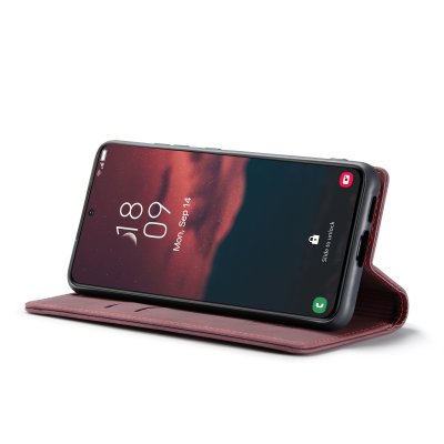 Köp CaseMe Slim Plånboksfodral Samsung Galaxy S23 Röd Online