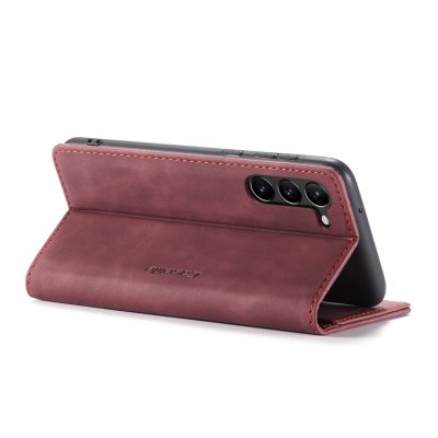 Köp CaseMe Slim Plånboksfodral Samsung Galaxy S23 Röd Online