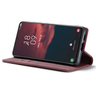 Köp CaseMe Slim Plånboksfodral Samsung Galaxy S24 Plus Röd Online