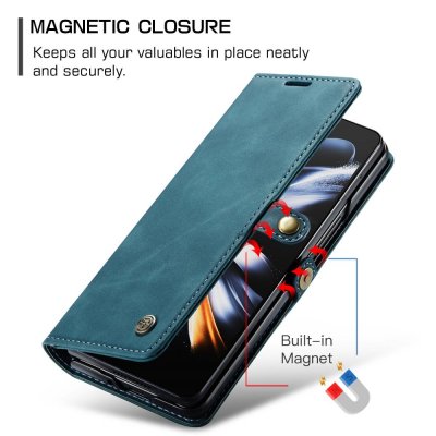 Köp CaseMe Slim Plånboksfodral Samsung Galaxy Z Fold 4 Blå online