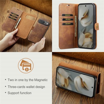 Magnet Wallet Google Pixel 10 ljusbrun