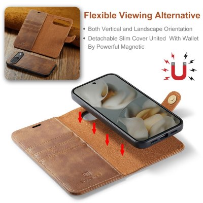 Magnet Wallet Google Pixel 10 ljusbrun