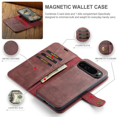 Magnet Wallet Google Pixel 10 Pro XL röd