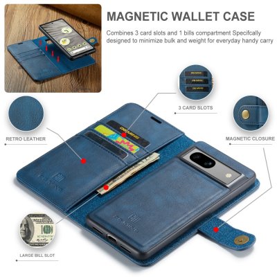 Magnet Wallet Google Pixel 7a Blå