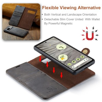 Magnet Wallet Google Pixel 7a Brun