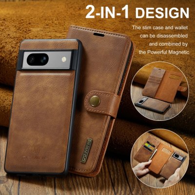 Magnet Wallet Google Pixel 7a Ljusbrun