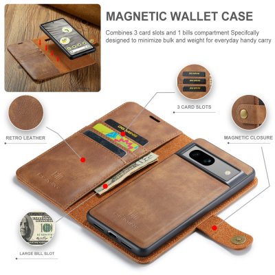 Magnet Wallet Google Pixel 8a Cognac