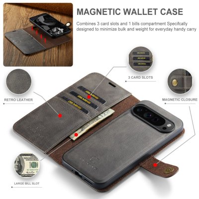Magnet Wallet Google Pixel 9 Pro XL Brown