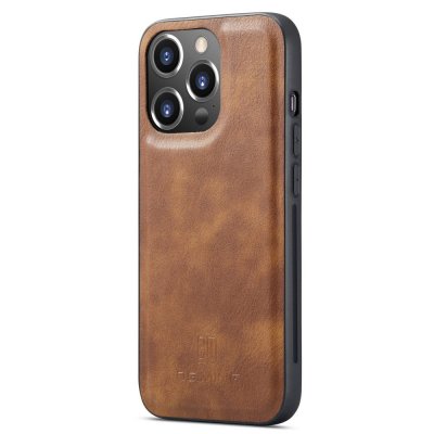 Köp DG.MING 2-in-1 Magnet Wallet iPhone 15 Pro Cognac Online