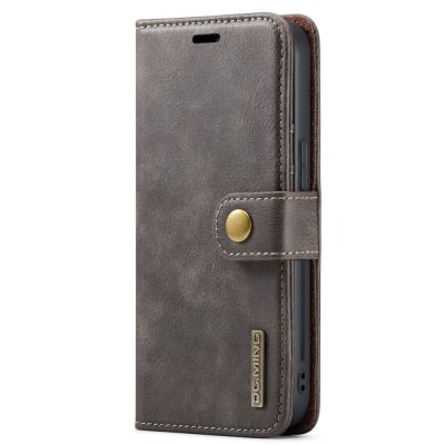 Köp DG.MING 2-in-1 Magnet Wallet iPhone 15 Pro Max Brown Online