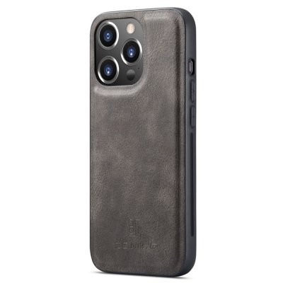 Köp DG.MING 2-in-1 Magnet Wallet iPhone 15 Pro Max Brown Online