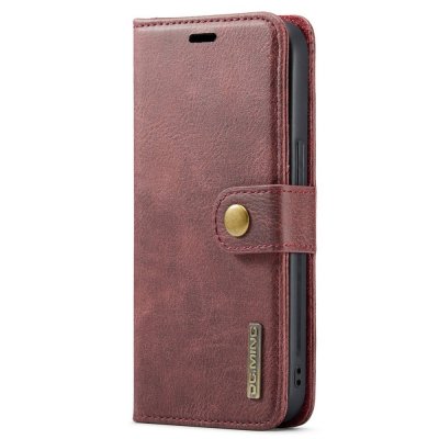Köp DG.MING 2-in-1 Magnet Wallet iPhone 15 Pro Red Online