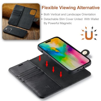 Magnet Wallet iPhone 16 Pro Black