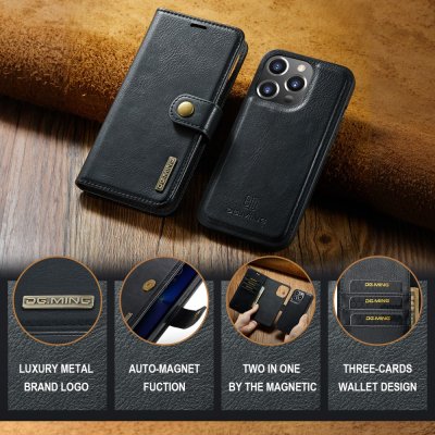 Magnet Wallet iPhone 16 Pro Black