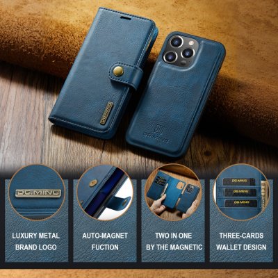 Magnet Wallet iPhone 16 Pro Blue