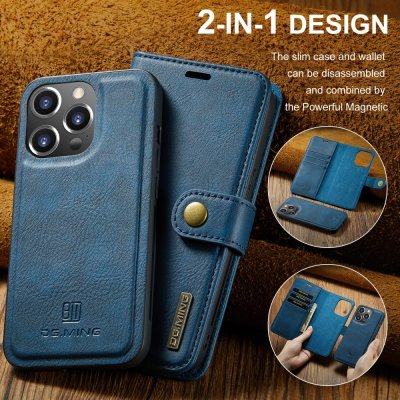 Magnet Wallet iPhone 16 Pro Blue