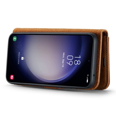 Magnet Wallet Case Samsung Galaxy A15 Cognac
