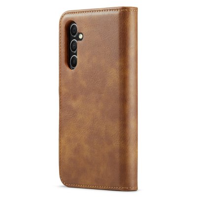 Magnet Wallet Case Samsung Galaxy A15 Cognac
