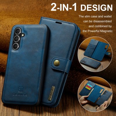 Magnet Wallet Case Samsung Galaxy A35 Blue