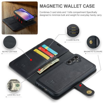 Magnet Wallet Case Samsung Galaxy A54 Black