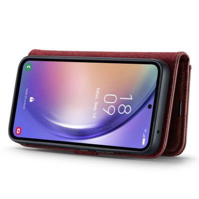 Magnet Wallet Case Samsung Galaxy A54 Red