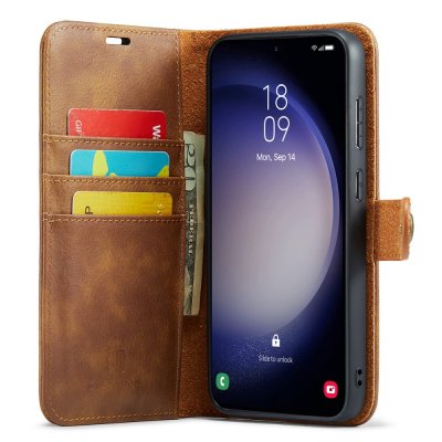 Magnet Wallet Case Samsung Galaxy A36 Cognac