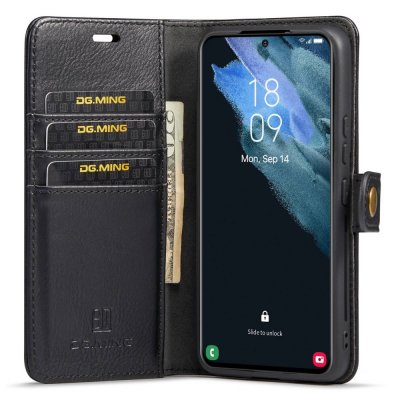 Köp DG.MING 2-in-1 Magnet Wallet Samsung Galaxy S23 Black Online