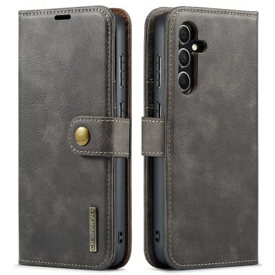 Köp DG.MING 2-in-1 Magnet Wallet Samsung Galaxy S23 FE Brown Online