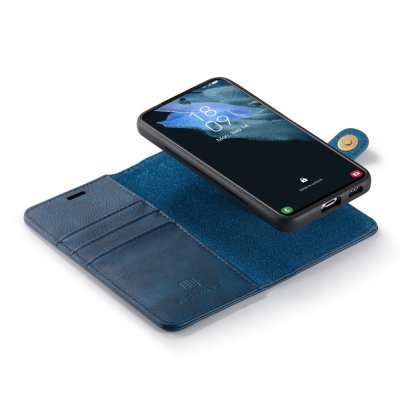 Köp DG.MING 2-in-1 Magnet Wallet Samsung Galaxy S23 Plus Blue Online