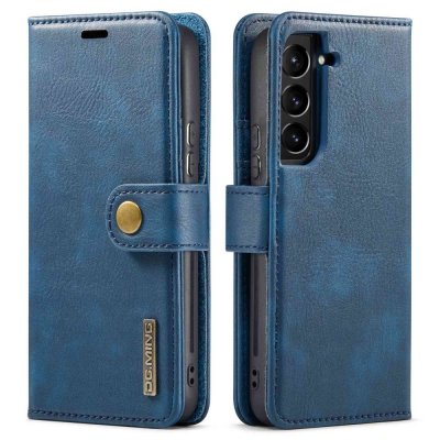 Köp DG.MING 2-in-1 Magnet Wallet Samsung Galaxy S23 Plus Blue Online
