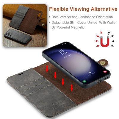 Magnet Wallet Samsung Galaxy S24 FE Brun