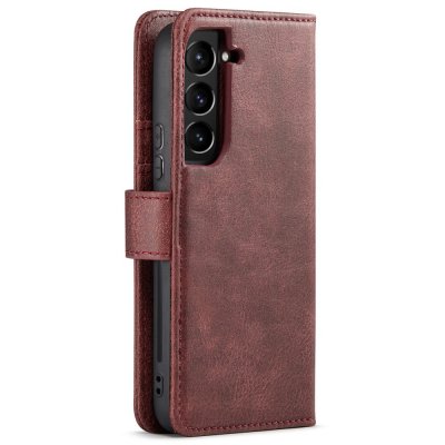 Köp DG.MING 2-in-1 Magnet Wallet Samsung Galaxy S24 Plus Red Online