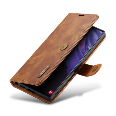 Köp DG.MING 2-in-1 Magnet Wallet Samsung Galaxy S24 Ultra Cognac Online