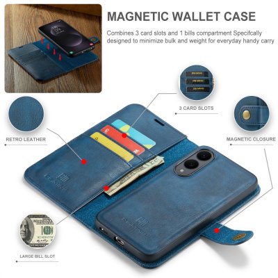 Magnet Wallet Samsung Galaxy S25 Edge blå