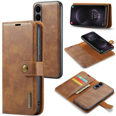 Magnet Wallet Samsung Galaxy S25 Edge Cognac