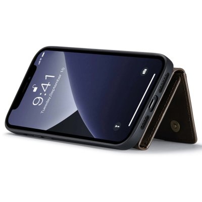 Köp DG.MING 2 in 1 Magnetic Card Slot Case iPhone 15 Pro Brown Online