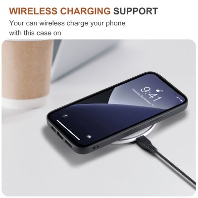 Magnetic Card Slot Case iPhone 16 Pro Brown