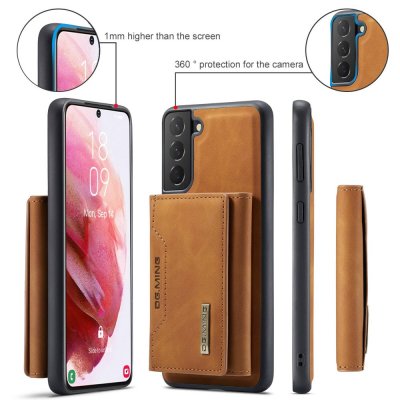 Köp DG.MING 2 in 1 Magnetic Card Slot Case Samsung Galaxy S23 Cognac Online